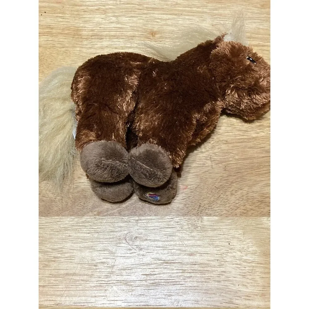 GANZ‎ Webkinz Brown Horse Cute Plush Stuffed Animal Embroidered Eyes NO CODE